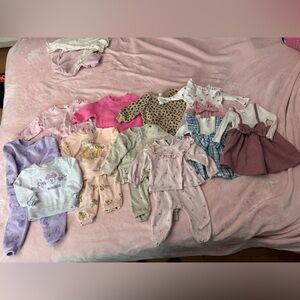 3-6 month Charming Baby girl Clothing Set dresses bubble rompers